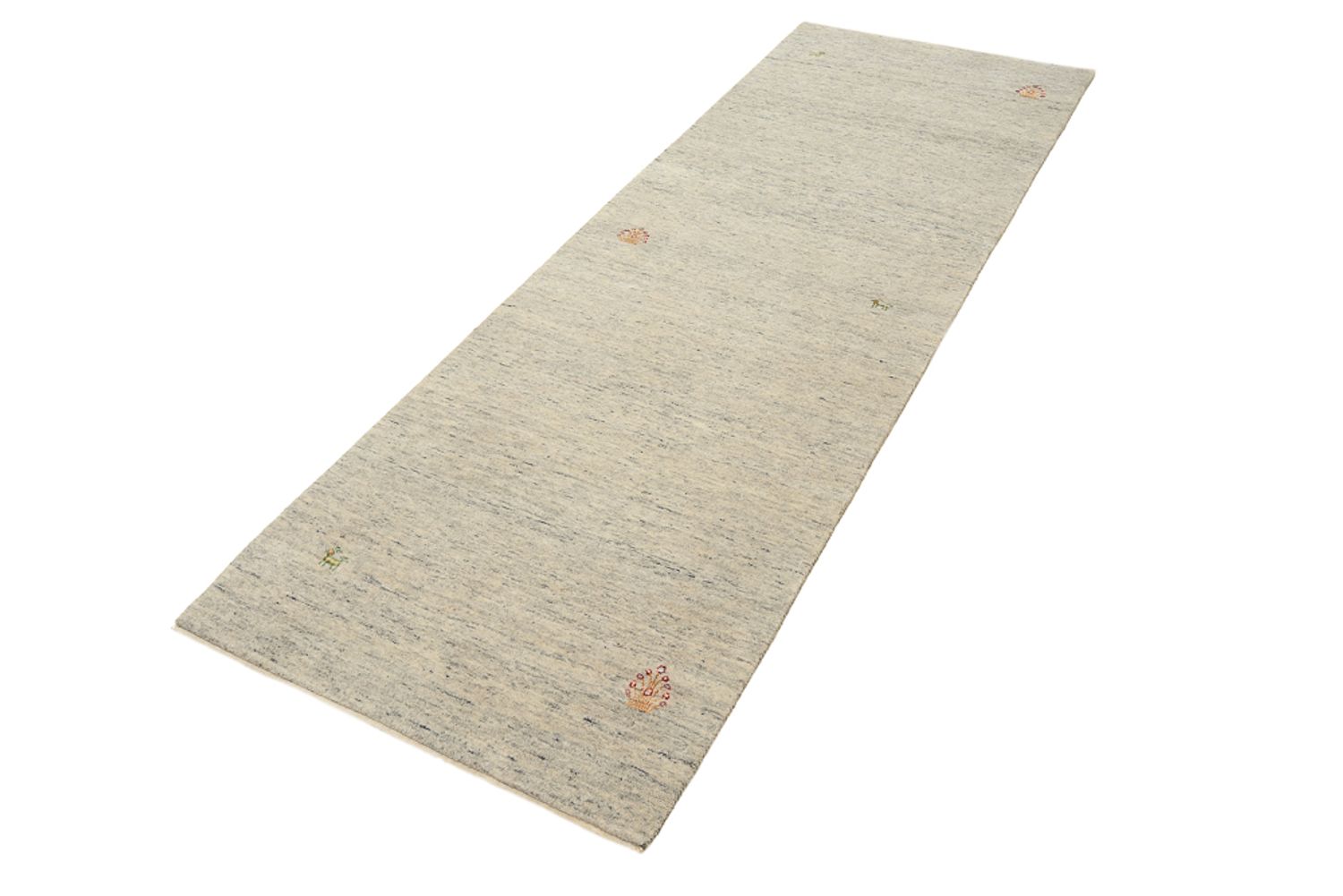 Løber Gabbeh-tæppe - Loribaft Indus - 237 x 82 cm - mørk beige