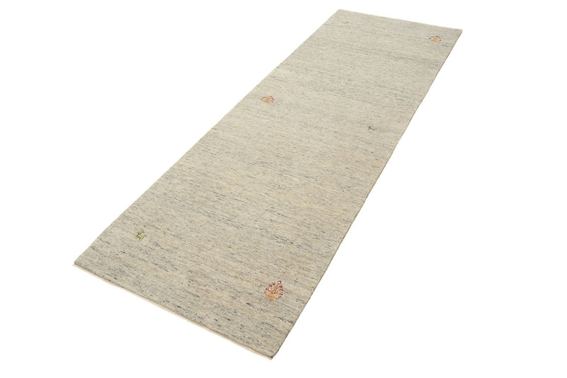 Løber Gabbeh-tæppe - Loribaft Indus - 237 x 82 cm - mørk beige