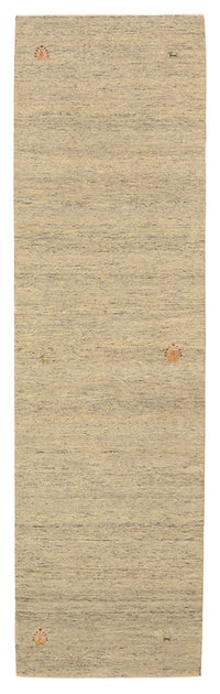 Løber Gabbeh-tæppe - Loribaft Indus - 295 x 80 cm - mørk beige