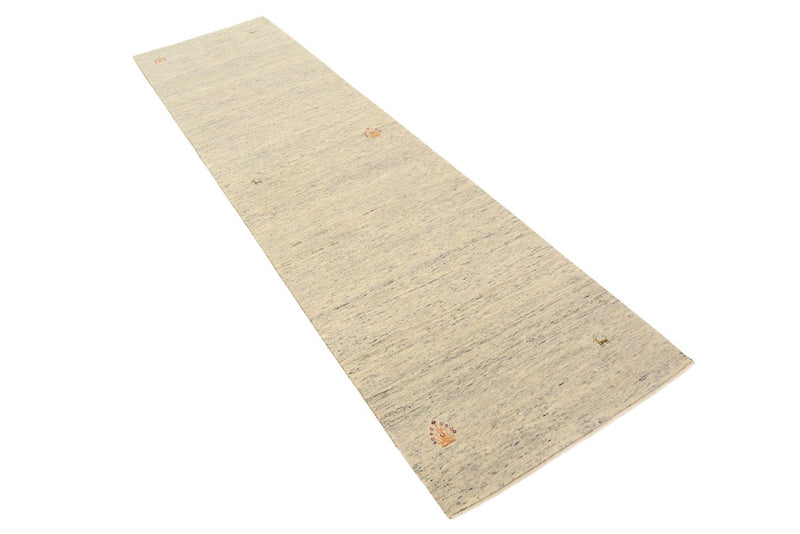 Løber Gabbeh-tæppe - Loribaft Indus - 295 x 80 cm - mørk beige