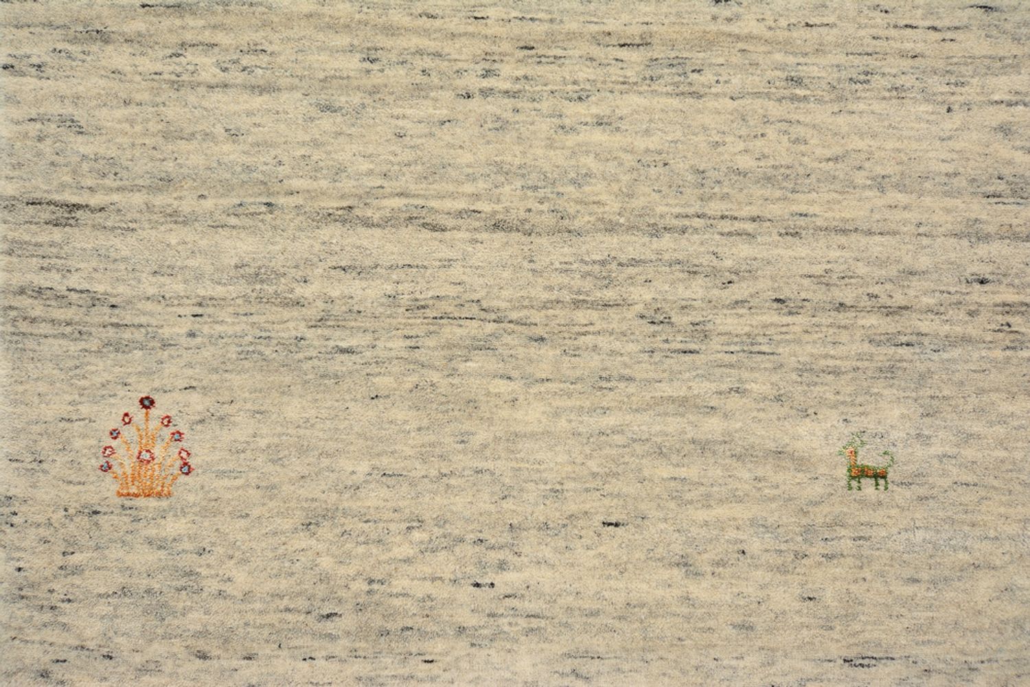 Løber Gabbeh-tæppe - Loribaft Indus - 295 x 80 cm - mørk beige