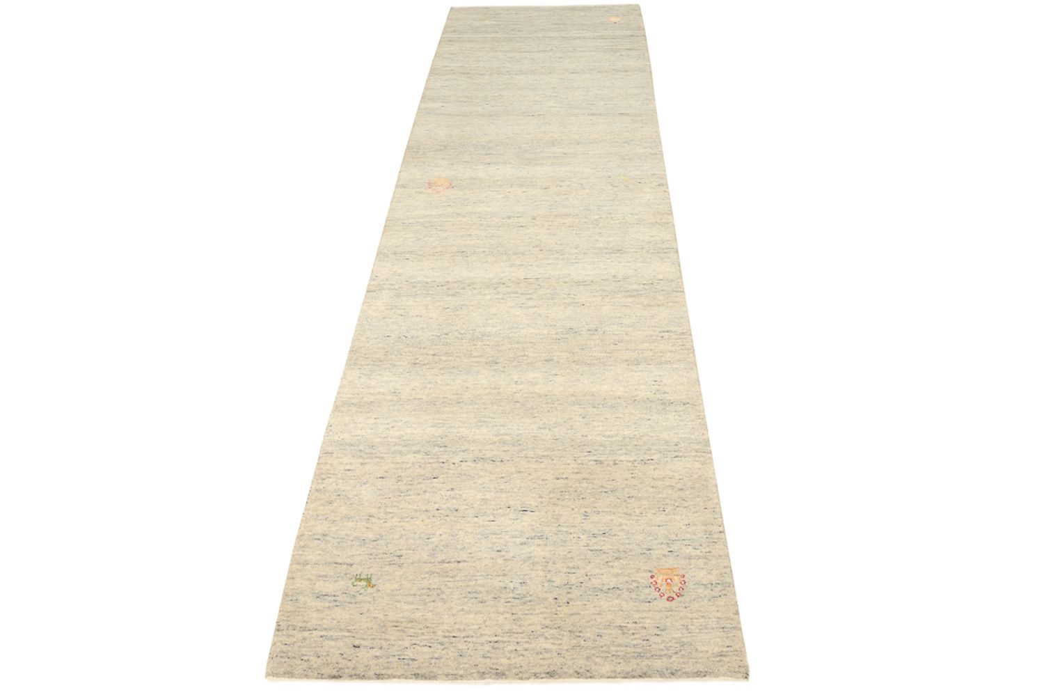 Løber Gabbeh-tæppe - Loribaft Indus - 295 x 80 cm - mørk beige