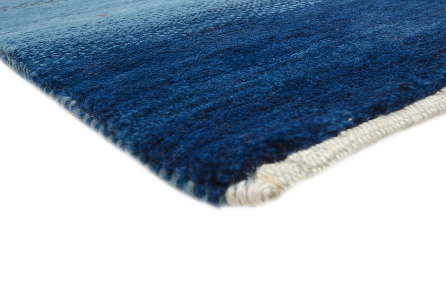 Gabbeh-tæppe - Loribaft Indus - 329 x 253 cm - havblå