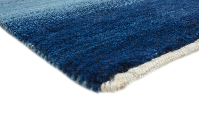 Gabbeh-tæppe - Loribaft Indus - 329 x 253 cm - havblå