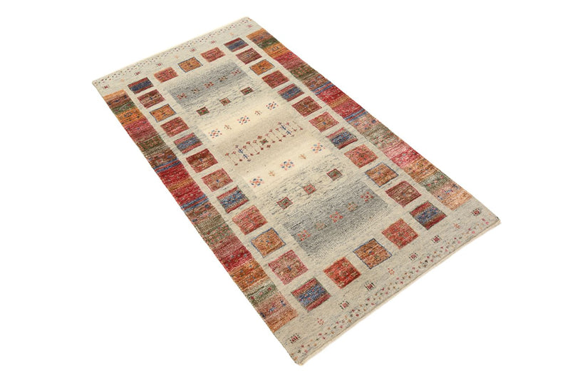 Gabbeh-tæppe - Loribaft Indus - 140 x 75 cm - flerfarvet