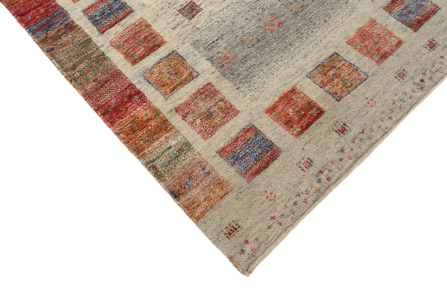Gabbeh-tæppe - Loribaft Indus - 140 x 75 cm - flerfarvet