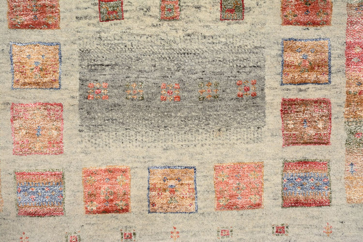 Gabbeh-tæppe - Loribaft Indus - 140 x 75 cm - flerfarvet