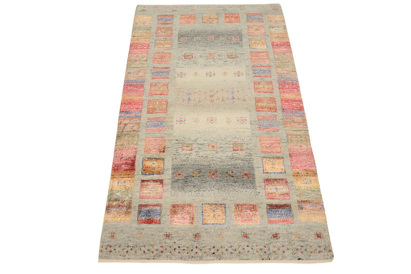 Gabbeh-tæppe - Loribaft Indus - 140 x 75 cm - flerfarvet