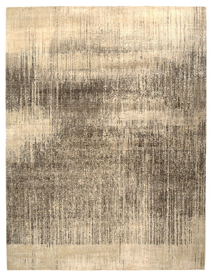 Designer tæppe - 366 x 275 cm - mørk beige