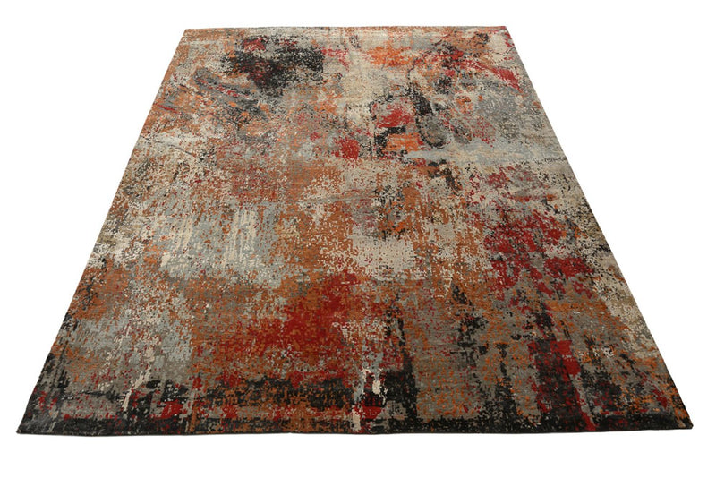 Designer tæppe - 363 x 277 cm - flerfarvet