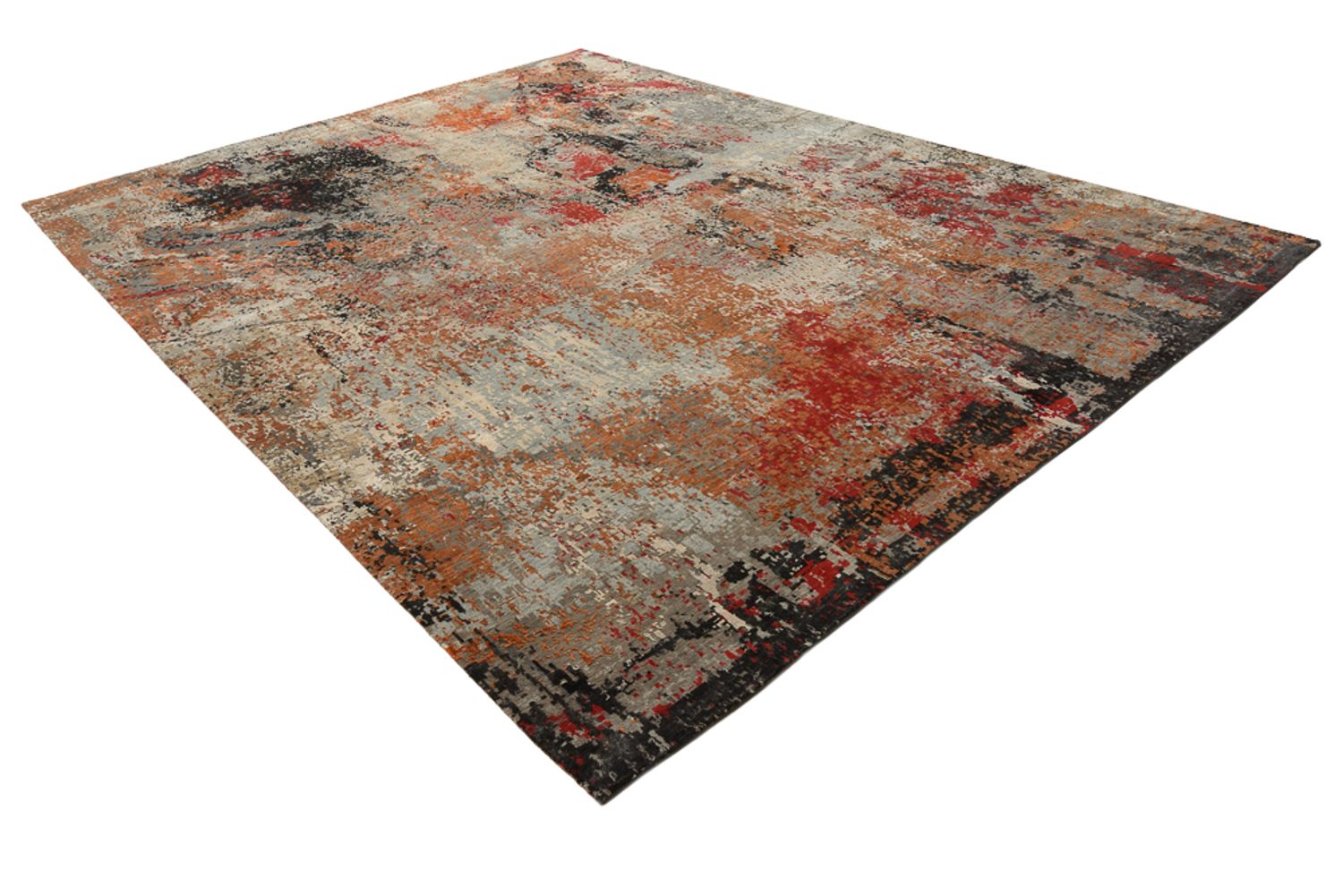 Designer tæppe - 363 x 277 cm - flerfarvet