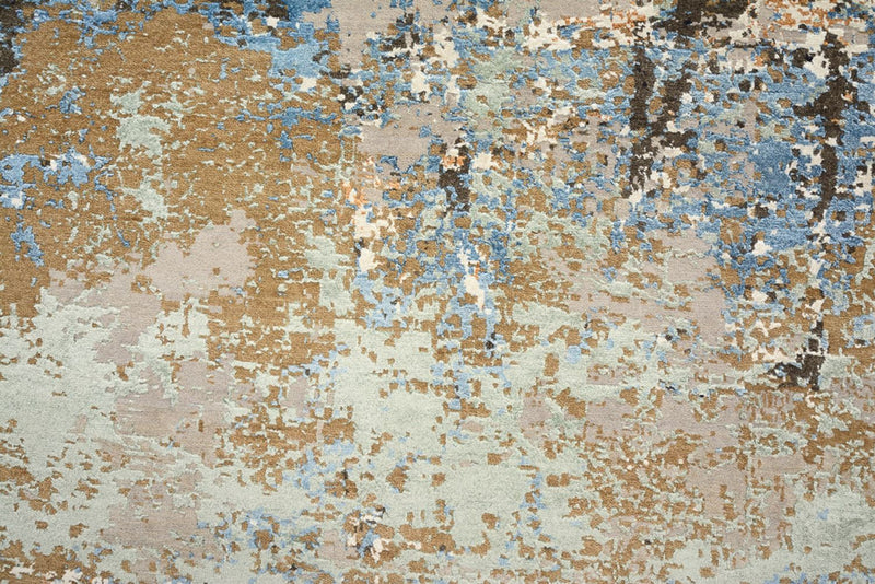 Designer tæppe - 239 x 237 cm - flerfarvet