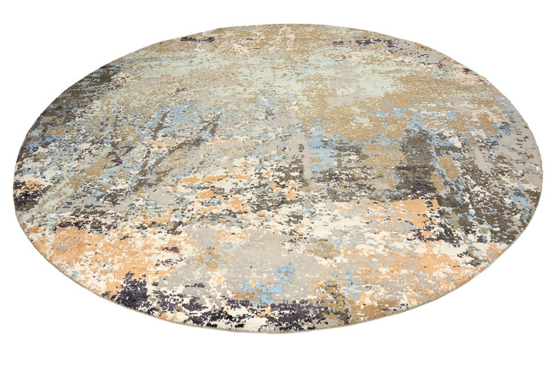 Designer tæppe - 239 x 237 cm - flerfarvet