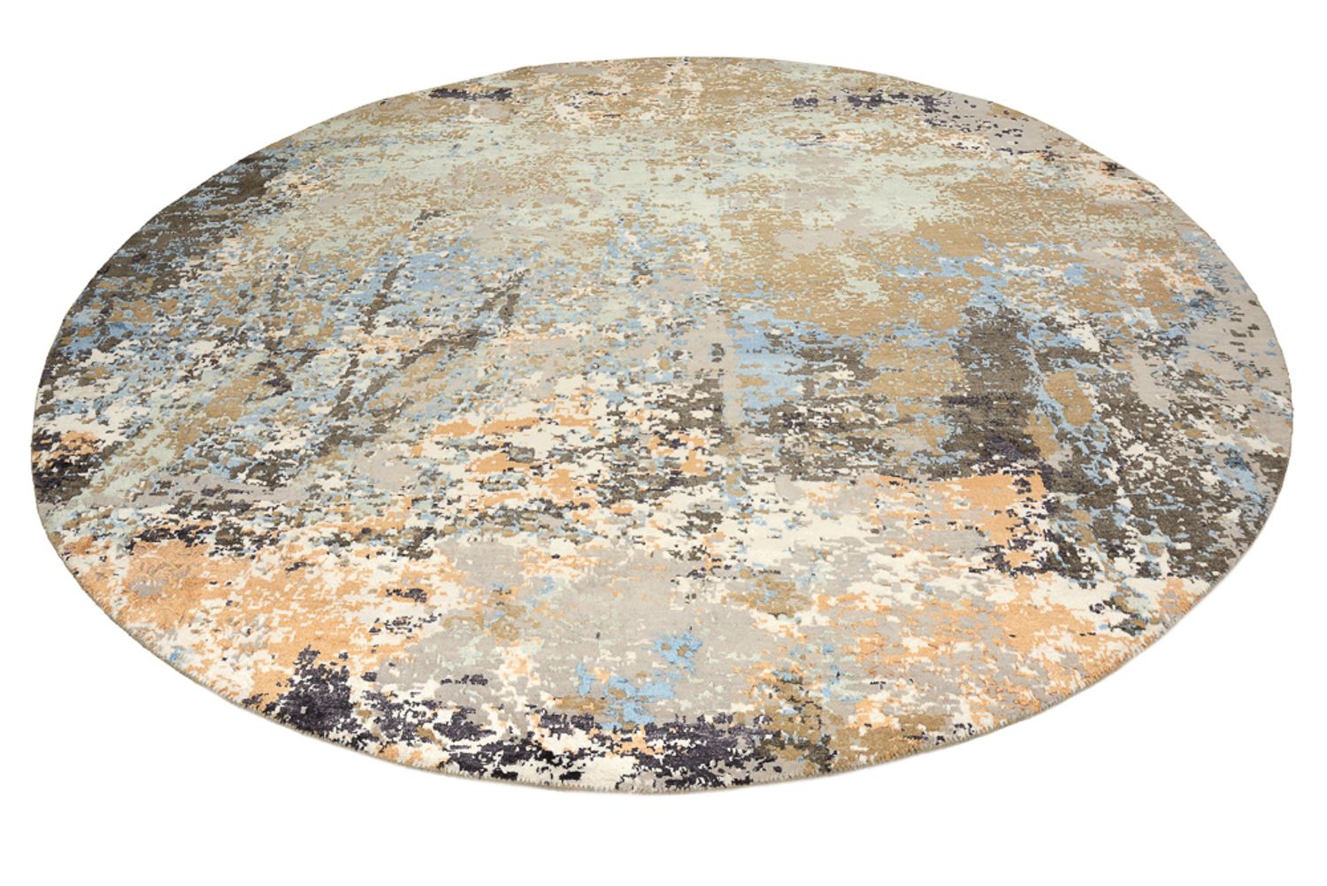 Designer tæppe - 239 x 237 cm - flerfarvet