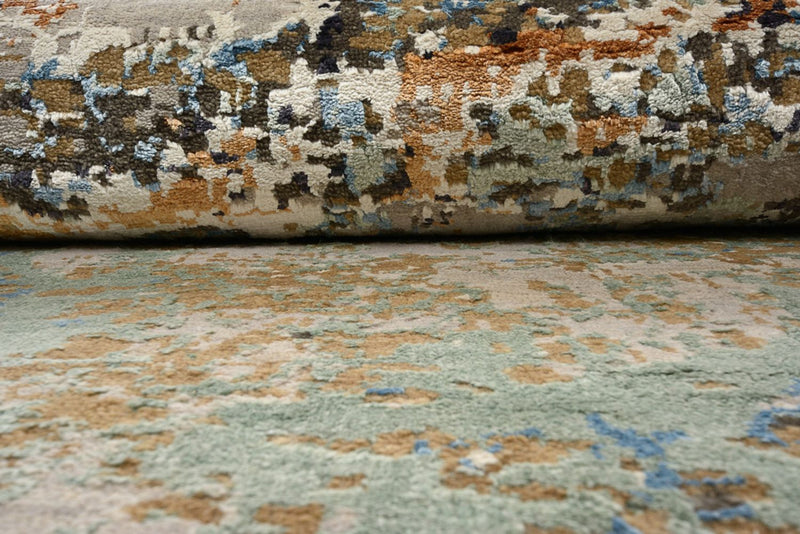 Designer tæppe - 239 x 237 cm - flerfarvet