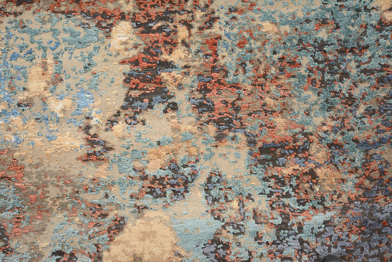 Designer tæppe - 241 x 239 cm - flerfarvet