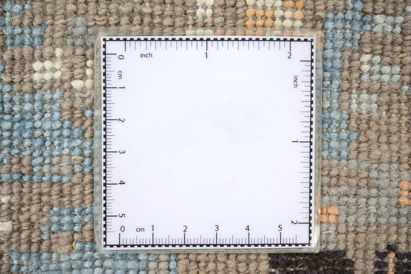 Designer tæppe rundt  - 243 x 241 cm - flerfarvet