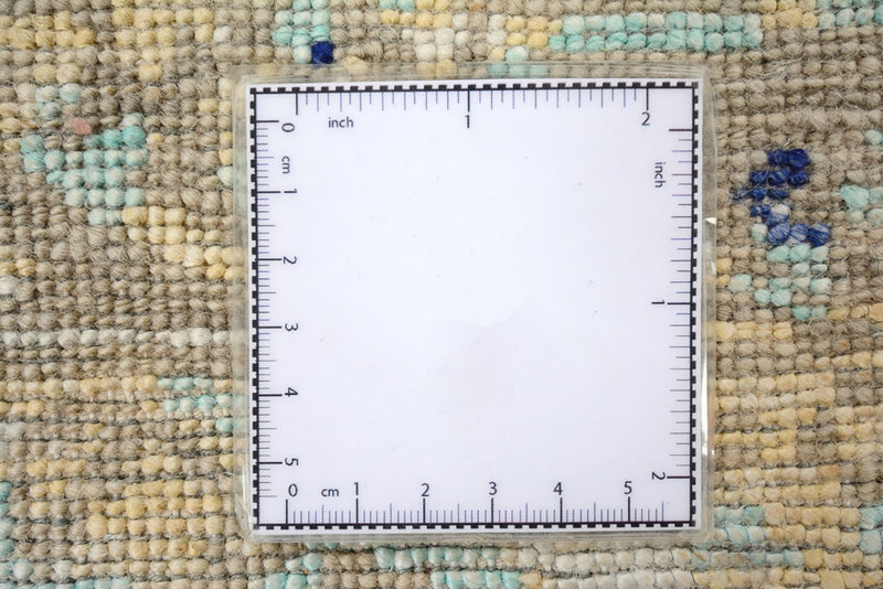 Designer tæppe rundt  - 201 x 199 cm - flerfarvet