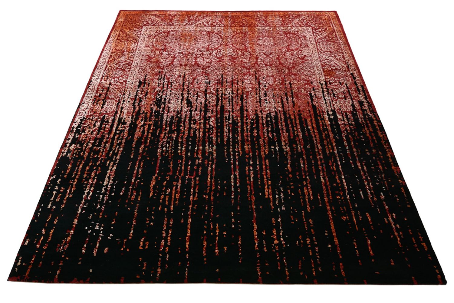 Designer tæppe - 338 x 251 cm - flerfarvet