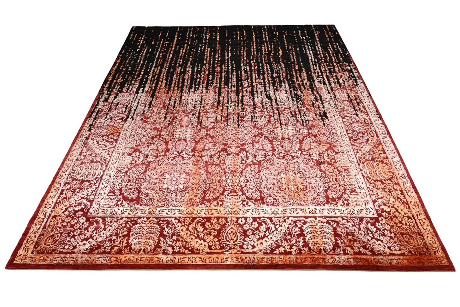 Designer tæppe - 338 x 251 cm - flerfarvet