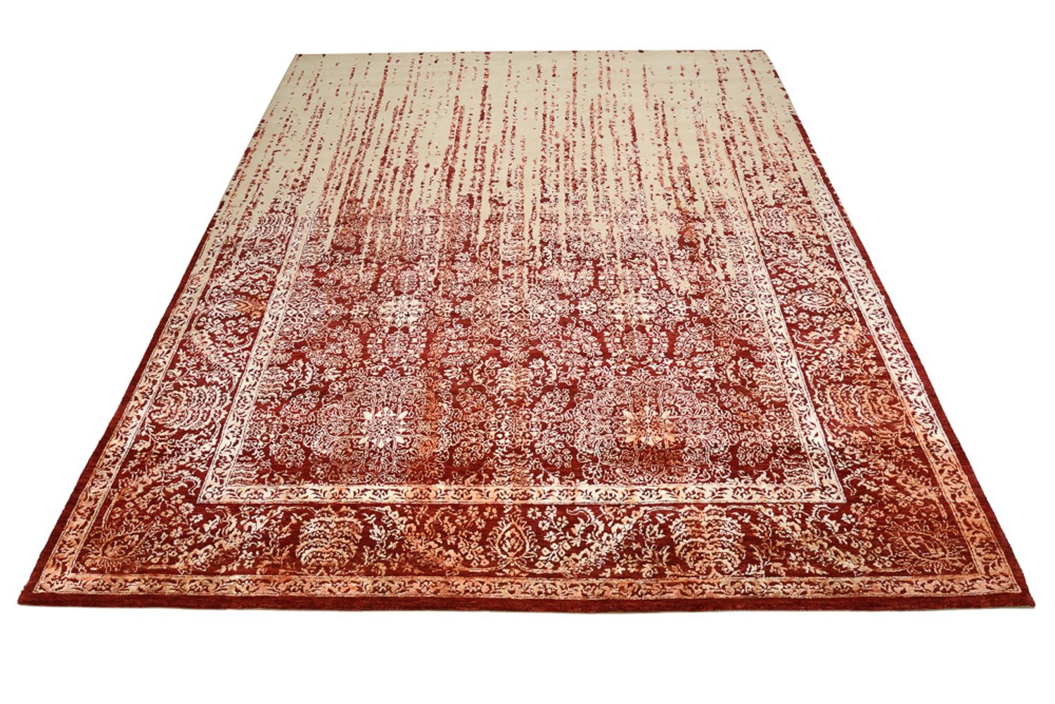 Designer tæppe - 337 x 258 cm - flerfarvet