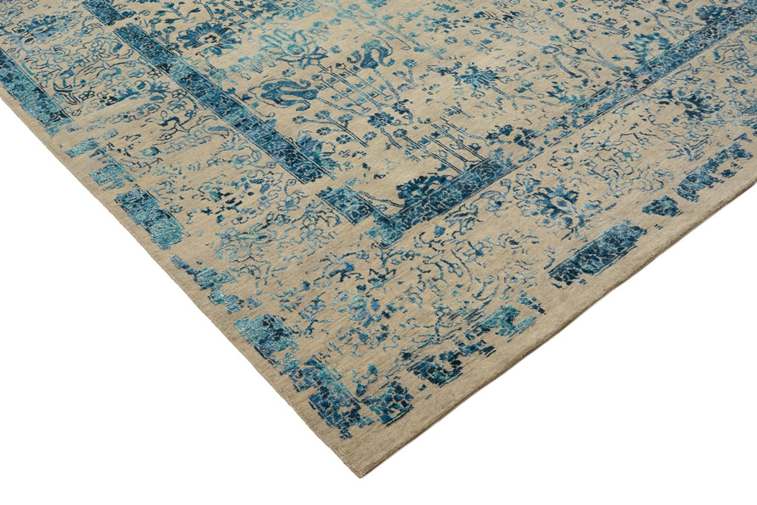 Designer tæppe - 339 x 246 cm - lys beige