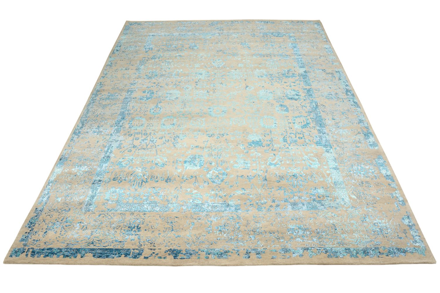 Designer tæppe - 339 x 246 cm - lys beige
