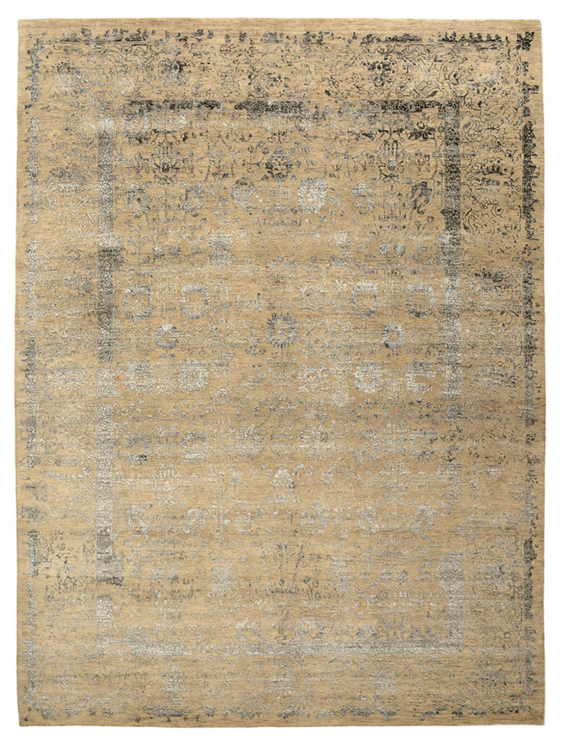 Designer tæppe - 333 x 243 cm - sand