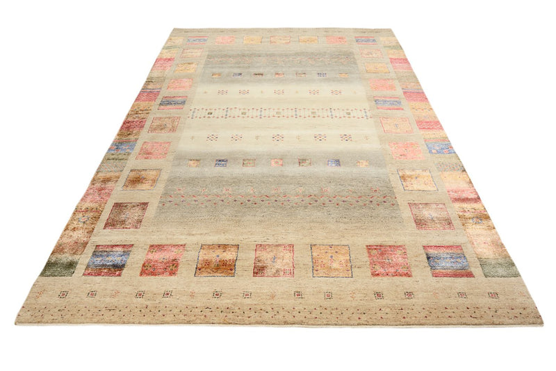 Gabbeh-tæppe - Loribaft Indus - 304 x 204 cm - flerfarvet