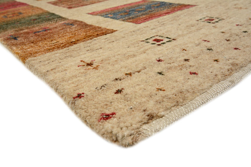 Gabbeh-tæppe - Loribaft Indus firkantet  - 205 x 203 cm - flerfarvet