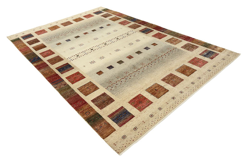 Gabbeh-tæppe - Loribaft Indus - 302 x 206 cm - flerfarvet
