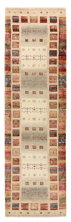 Løber Gabbeh-tæppe - Loribaft Indus - 298 x 84 cm - flerfarvet