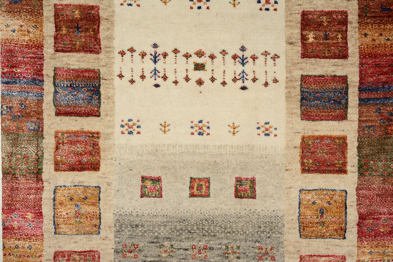 Løber Gabbeh-tæppe - Loribaft Indus - 298 x 84 cm - flerfarvet