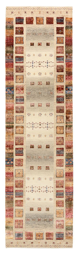 Løber Gabbeh-tæppe - Loribaft Indus - 295 x 82 cm - flerfarvet