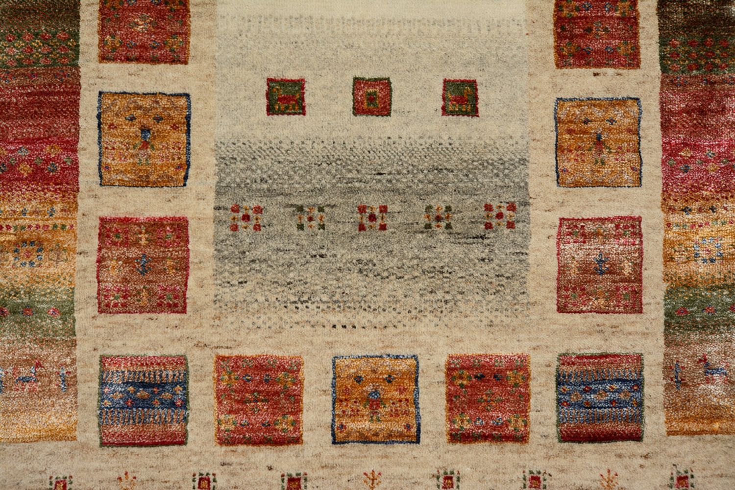 Løber Gabbeh-tæppe - Loribaft Indus - 295 x 82 cm - flerfarvet