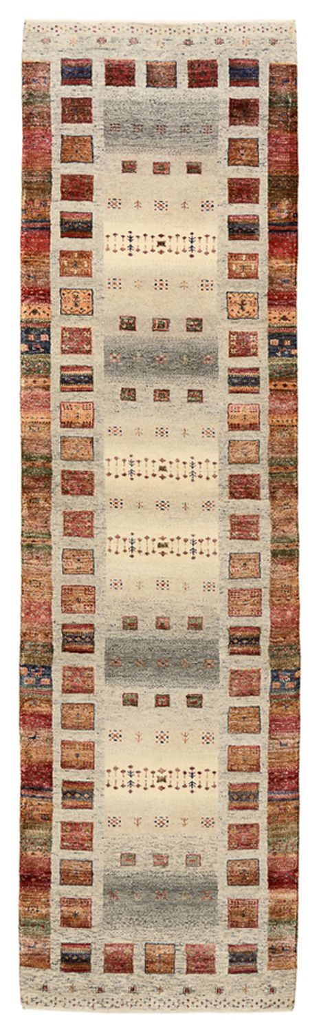 Løber Gabbeh-tæppe - Loribaft Indus - 294 x 82 cm - flerfarvet