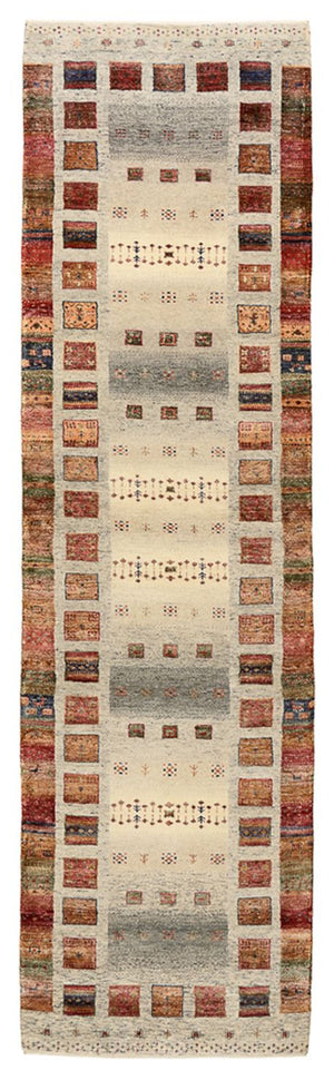 Løber Gabbeh-tæppe - Loribaft Indus - 294 x 82 cm - flerfarvet