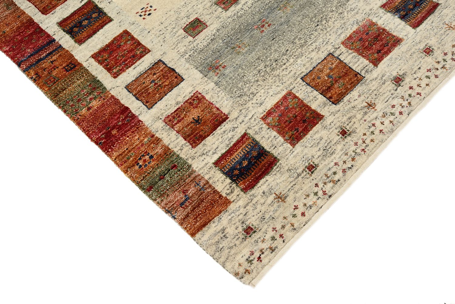 Løber Gabbeh-tæppe - Loribaft Indus - 294 x 82 cm - flerfarvet