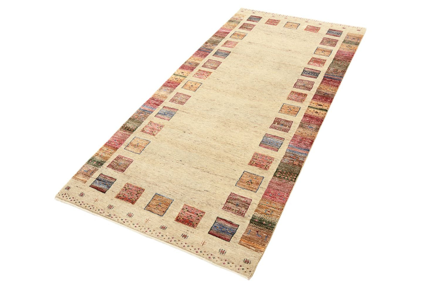 Indo Loribaft Tæppe 204x95cm - Uldtæppe