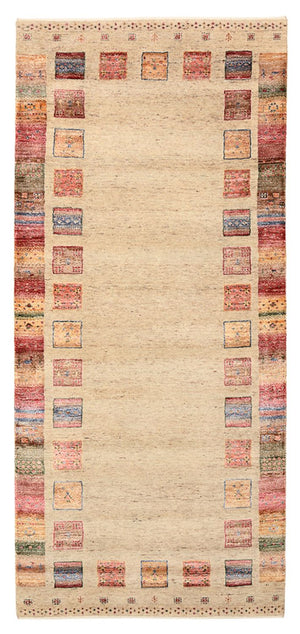 Løber Gabbeh-tæppe - Loribaft Indus - 202 x 94 cm - flerfarvet