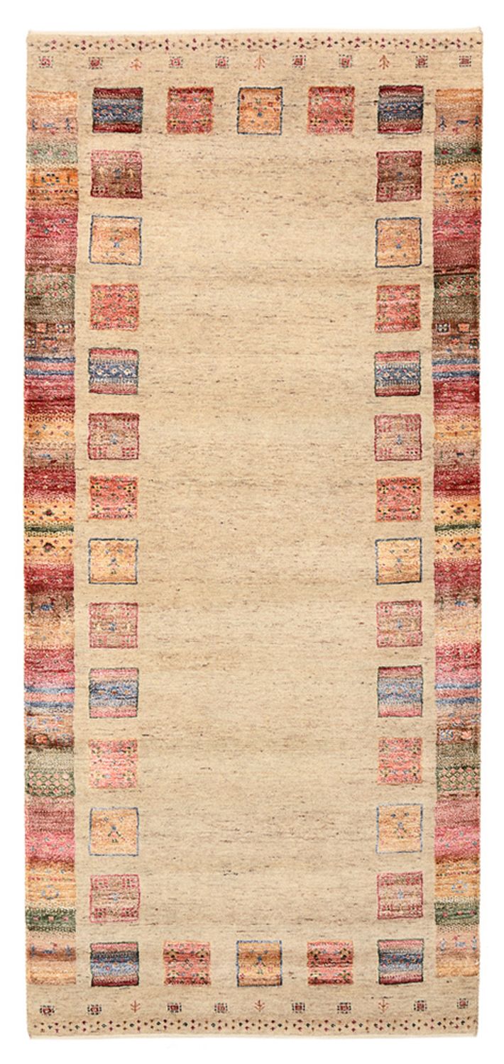 Løber Gabbeh-tæppe - Loribaft Indus - 202 x 94 cm - flerfarvet