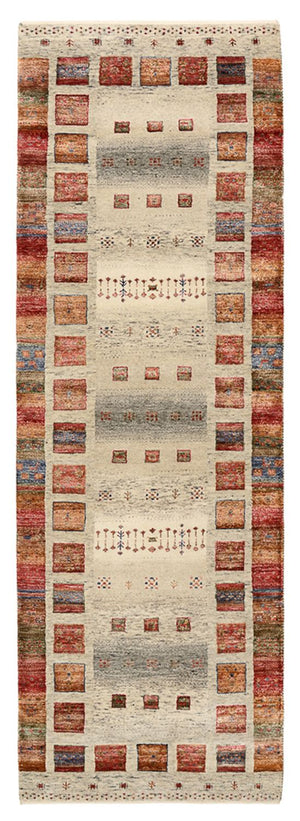 Løber Gabbeh-tæppe - Loribaft Indus - 256 x 84 cm - flerfarvet