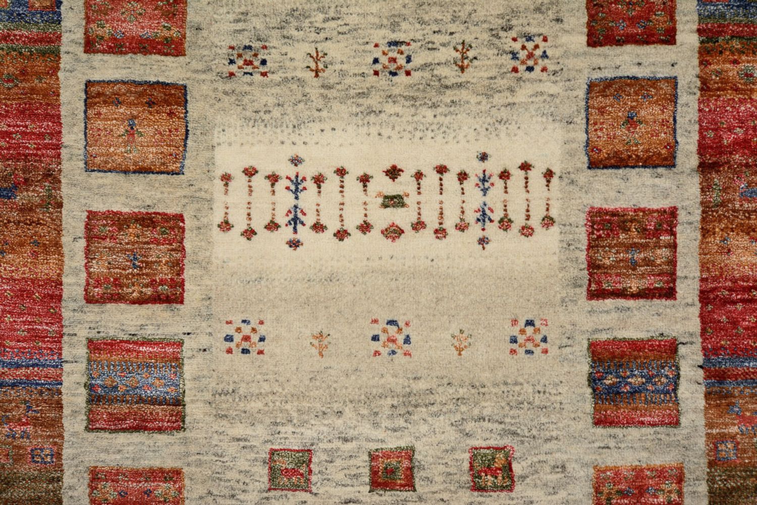 Løber Gabbeh-tæppe - Loribaft Indus - 256 x 84 cm - flerfarvet