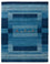 Gabbeh-tæppe - Loribaft Indus - 232 x 177 cm - havblå