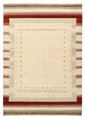 Gabbeh-tæppe - Loribaft Indus - 243 x 171 cm - lys beige