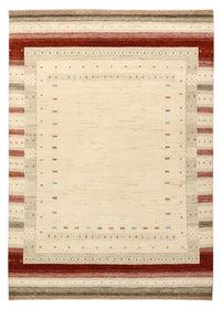 Gabbeh-tæppe - Loribaft Indus - 243 x 171 cm - lys beige