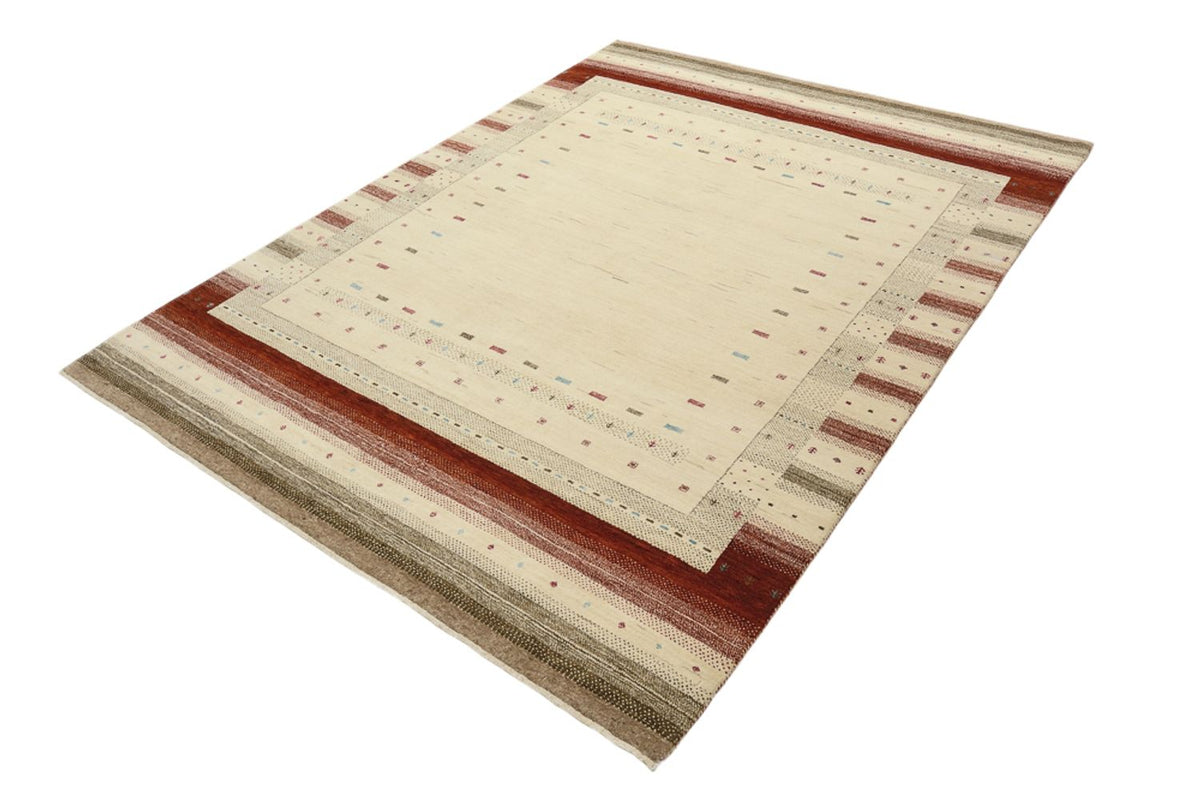 Gabbeh-tæppe - Loribaft Indus - 229 x 174 cm - lys beige