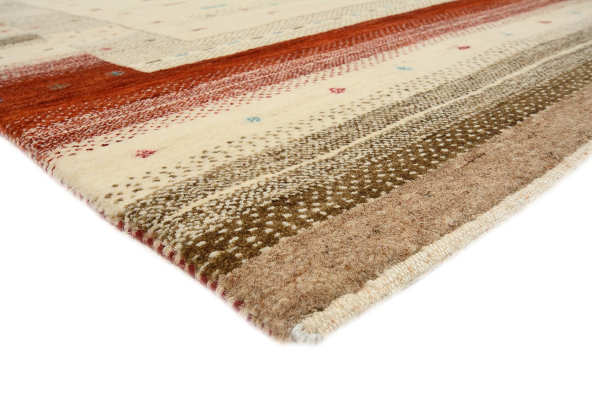 Gabbeh-tæppe - Loribaft Indus - 229 x 174 cm - lys beige