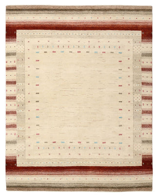 Gabbeh-tæppe - Loribaft Indus - 199 x 158 cm - lys beige