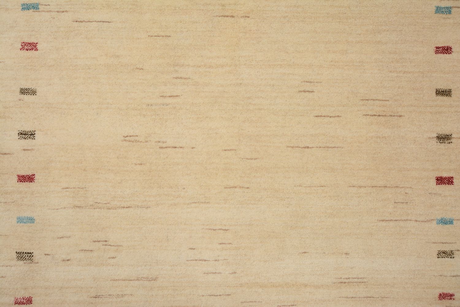 Gabbeh-tæppe - Loribaft Indus - 199 x 155 cm - lys beige
